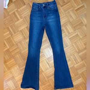 Women's Blue Flared Jeans